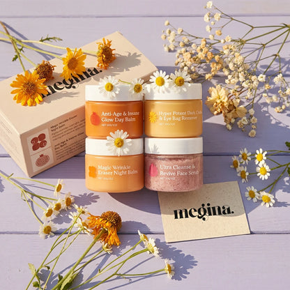Megina Skincare Set | Kompletta hudvårdsrutin